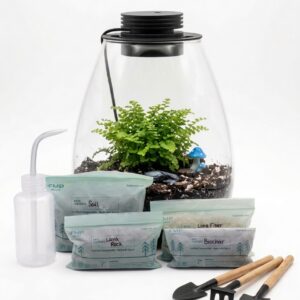 Premium Teardrop Lighted Terrarium Kit - Image 3