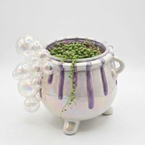 Iridescent Bubbling Cauldron & String of Pearls - Image 2